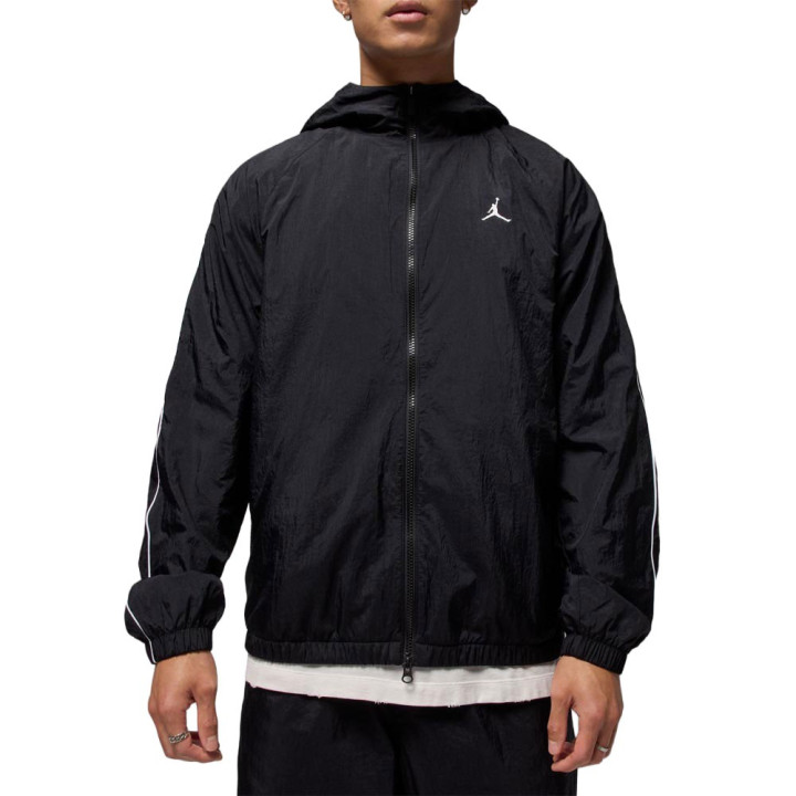 Nike Jordan Sport Classic Felpa Con Cerniera Woven Nero Uomo