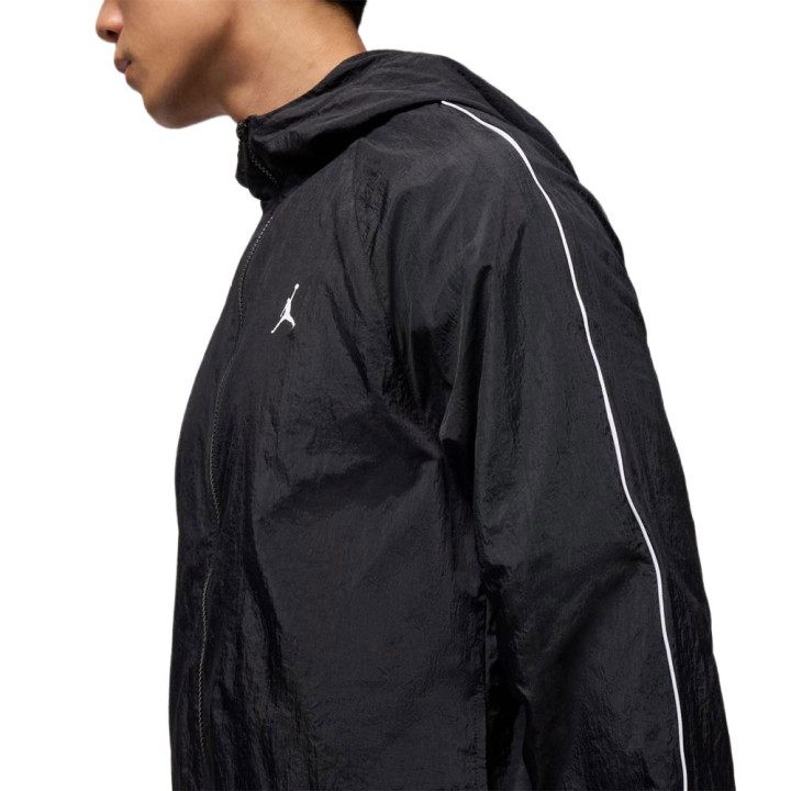 Nike Jordan Sport Classic Felpa Con Cerniera Woven Nero Uomo