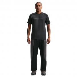 Tech Pantaloni Fleece Color Block nero