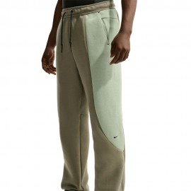 Tech Pantaloni Fleece Open Bicolor verde
