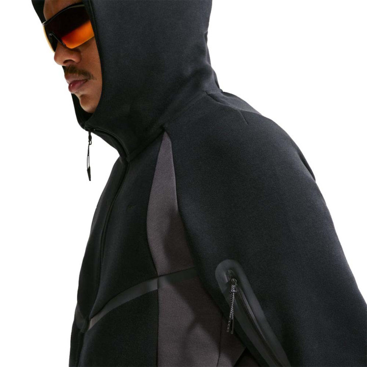 Nike Tech Giacca Fleece Color Block Nero Uomo