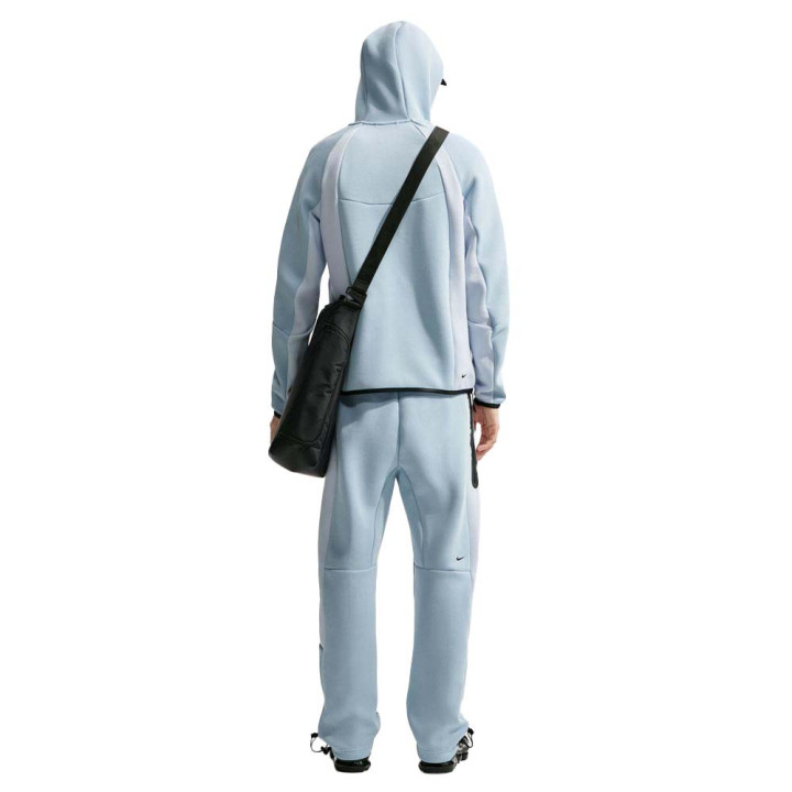 Nike Tech Felpa Con Cerniera Fleece Bicolor Azzurro Uomo