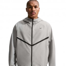 Tech Felpa Con Cerniera Woven Dri Fit beige