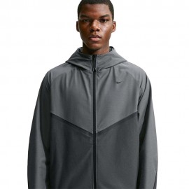 Tech Felpa Con Cerniera Woven Dri Fit grigio