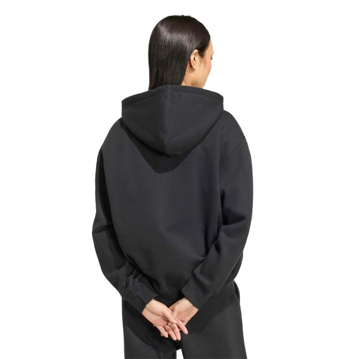 ADIDAS Originals Felpa Con Cappuccio Logo Nero Donna