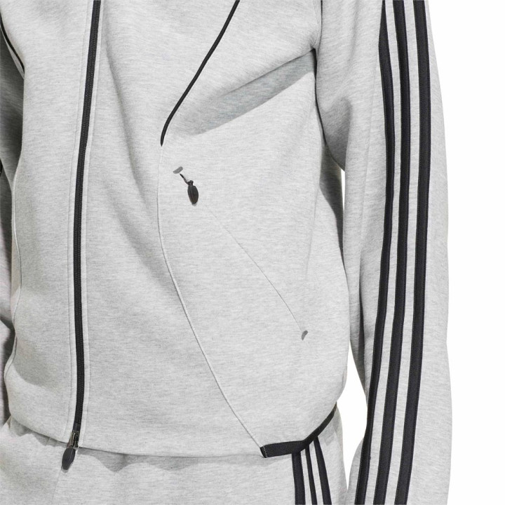 ADIDAS Originals Teamgeist Felpa Con Cerniera Spacer Grigio Uomo