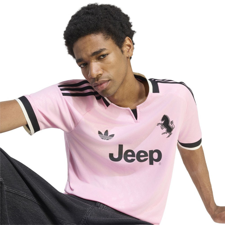 ADIDAS Maglia Calcio Juve Away 26 27 Rosa Nero Uomo