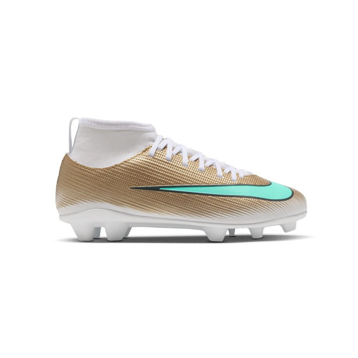 Nike Mercurial Km Superfly 11 Club Ps Fg Mg Oro Giada - Scarpe Da Calcio Bambino