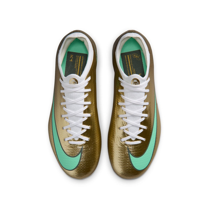 Nike Vapor 17 Pro Fg Km Oro - Scarpe Da Calcio Bambino