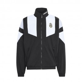 Juve Full Zip Woven Eqt nero bianco