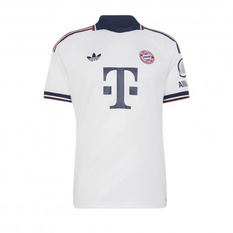 ADIDAS Maglia Calcio Fc Bayern Away 26 27 Bianco Rosso Uomo