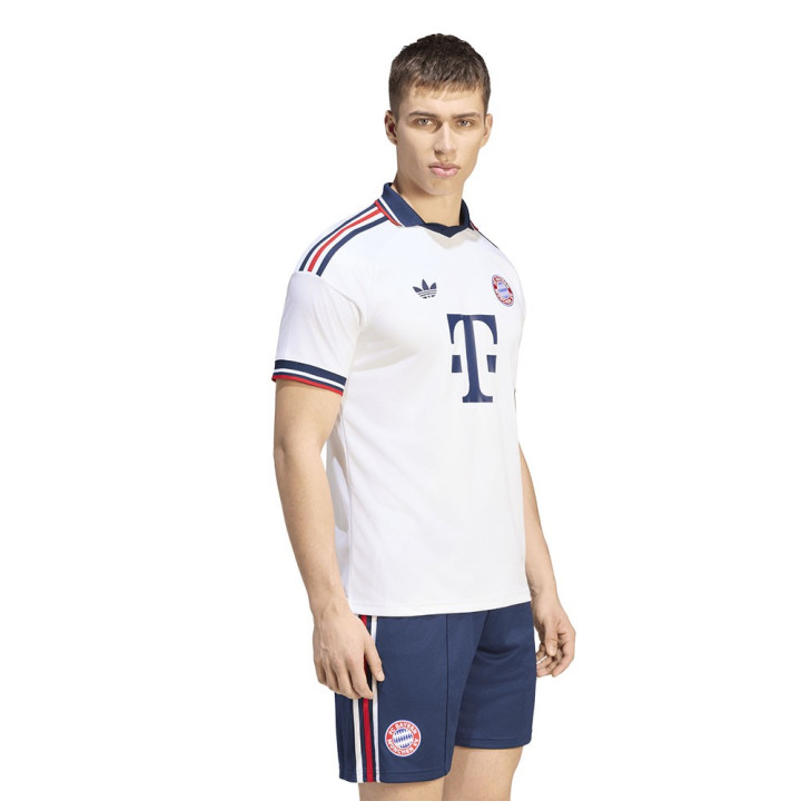 ADIDAS Maglia Calcio Fc Bayern Away 26 27 Bianco Rosso Uomo