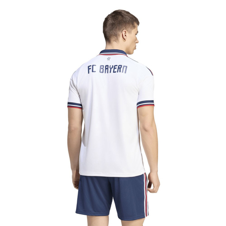 ADIDAS Maglia Calcio Fc Bayern Away 26 27 Bianco Rosso Uomo