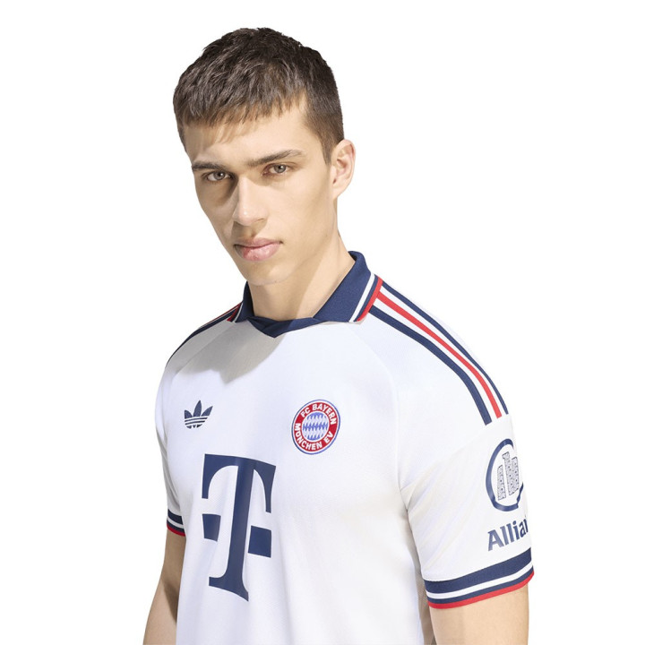 ADIDAS Maglia Calcio Fc Bayern Away 26 27 Bianco Rosso Uomo
