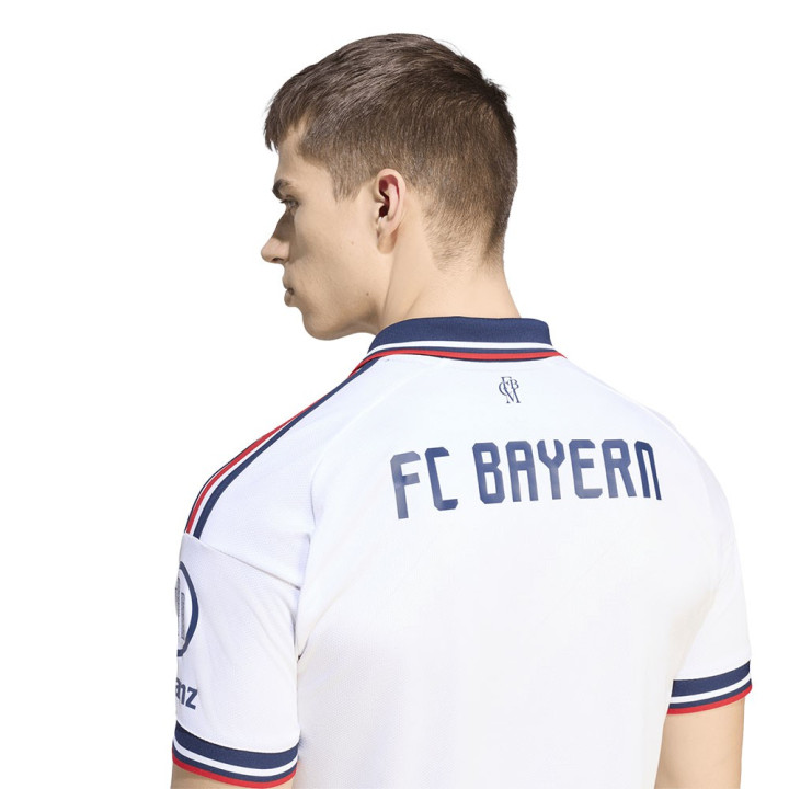 ADIDAS Maglia Calcio Fc Bayern Away 26 27 Bianco Rosso Uomo