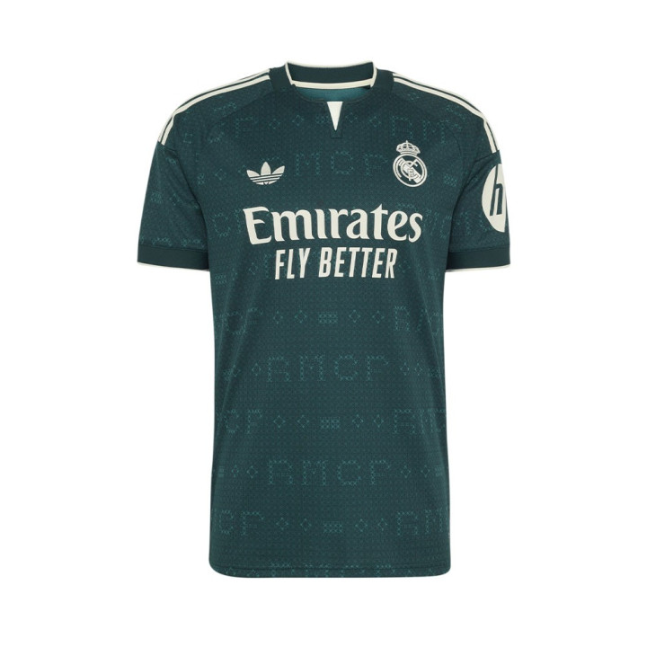 ADIDAS Maglia Calcio Real Madrid Away 26 27 Verde Bianco Uomo