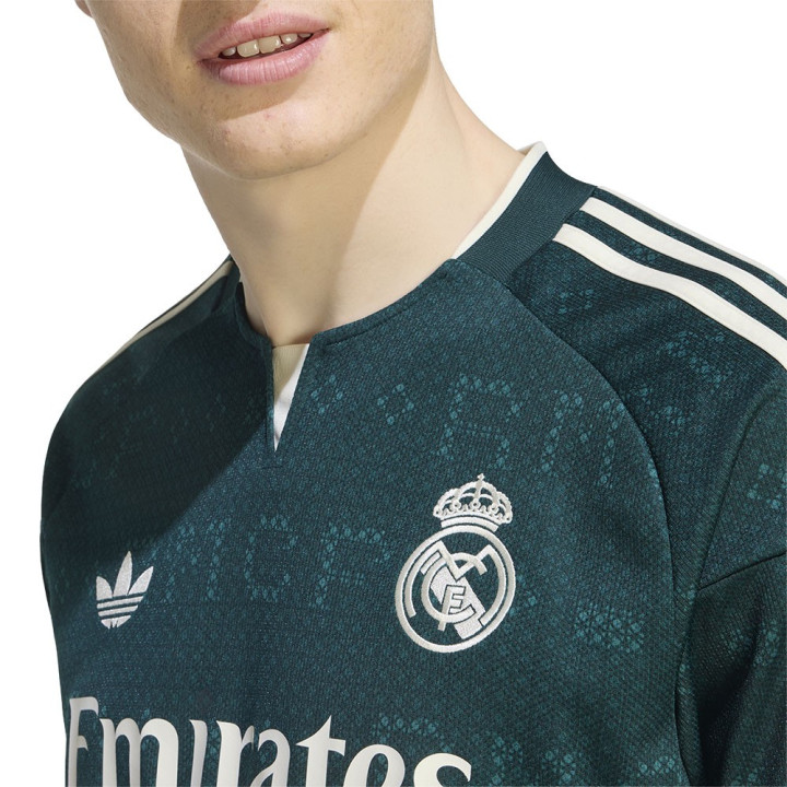 ADIDAS Maglia Calcio Real Madrid Away 26 27 Verde Bianco Uomo