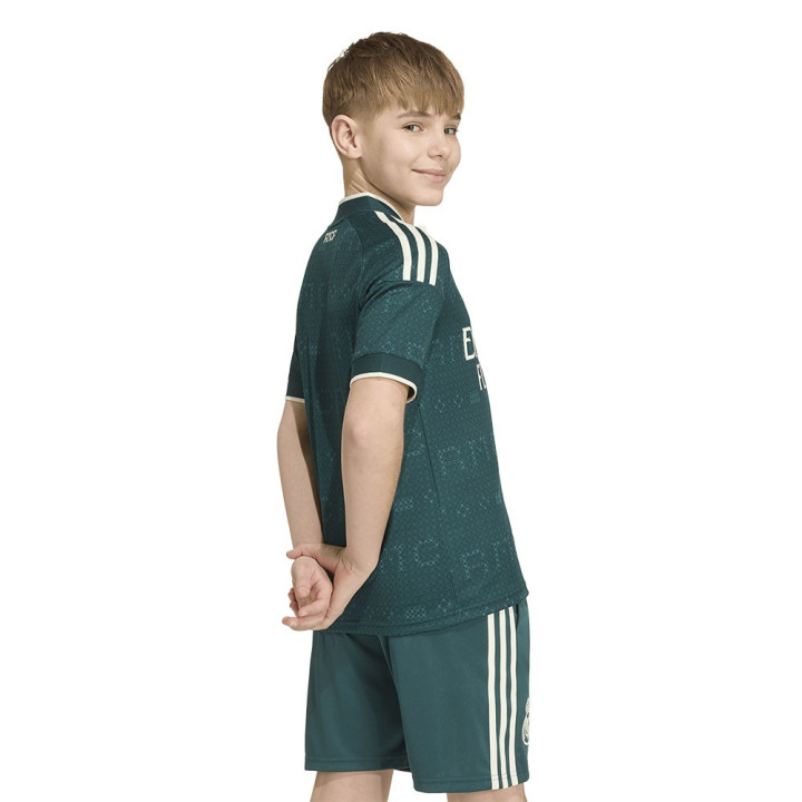 ADIDAS Maglia Calcio Real Madrid Away 26 27 Verde Bianco Bambino