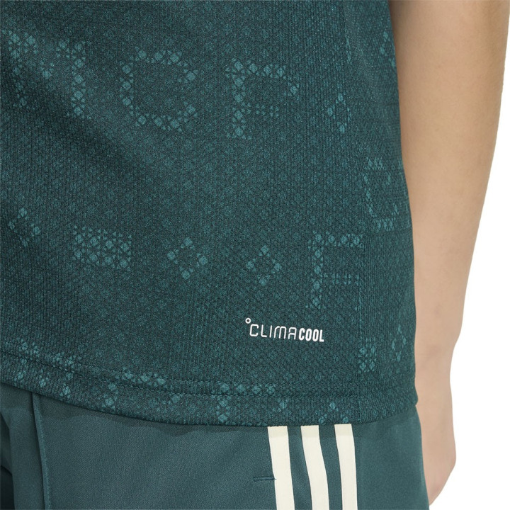 ADIDAS Maglia Calcio Real Madrid Away 26 27 Verde Bianco Bambino