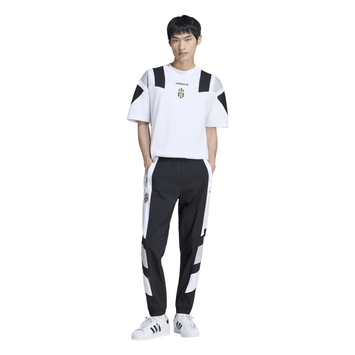 ADIDAS Pantaloni Allenamento Calcio Juve Woven Eqt Nero Bianco Uomo