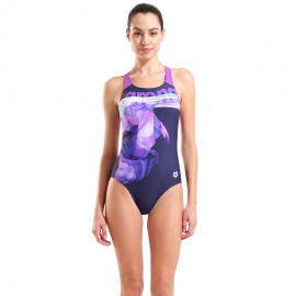 Mix Swimsuit navy viola