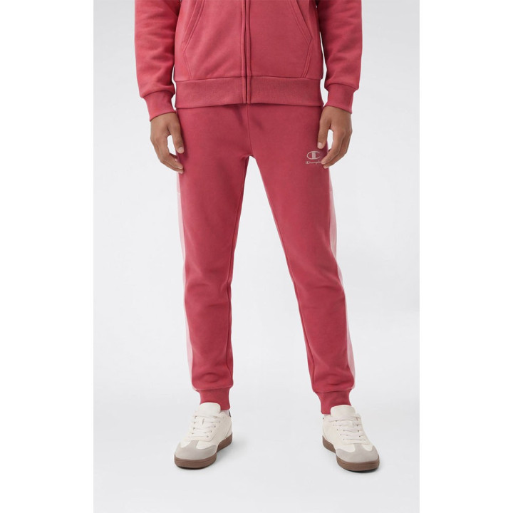 Champion Pantaloni Con Polsino Rosa Bambino