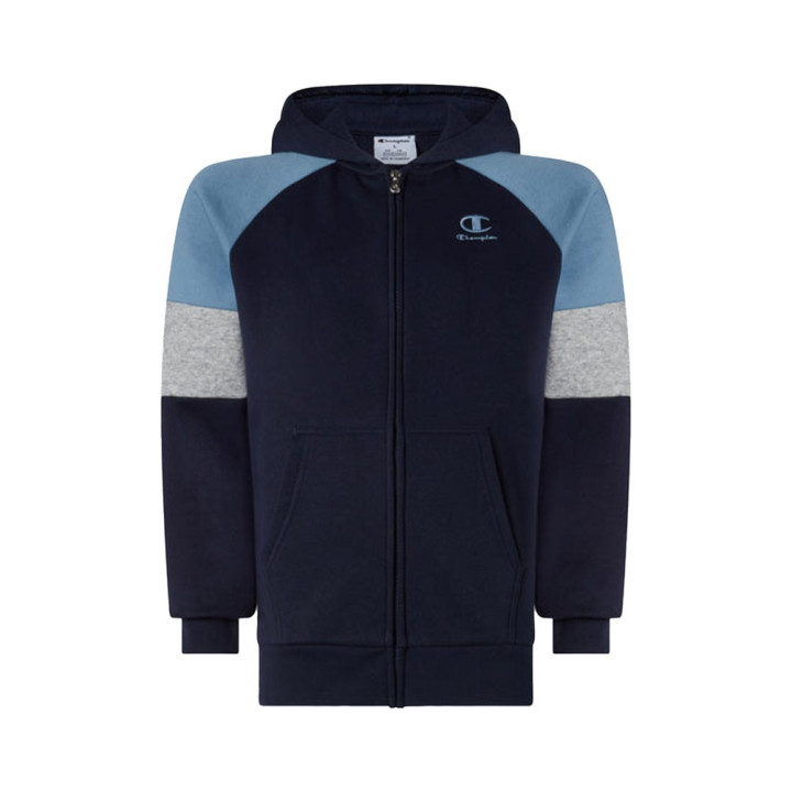 Champion Felpa Palestra Full Zip Blu Bambino