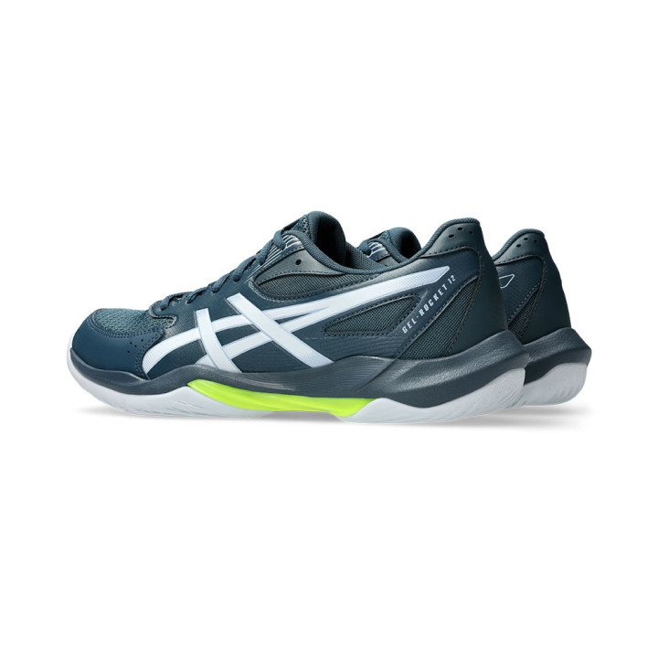 Asics Gel-Rocket 12 Raw Indigo Bianco - Scarpe Pallavolo Uomo