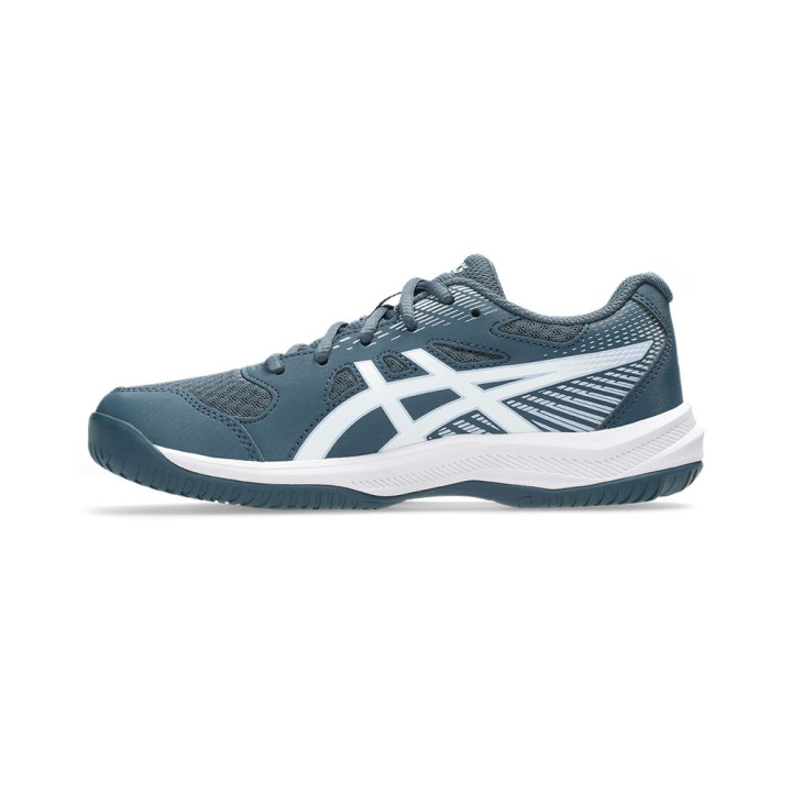 Asics Upcourt 6 Gs Raw Indigo Bianco - Scarpe Pallavolo Bambino
