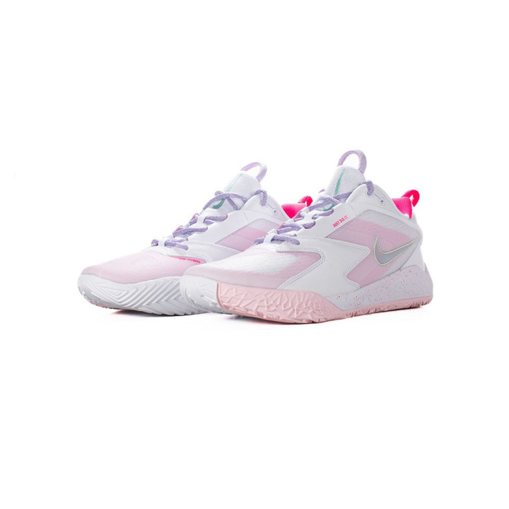 Nike Zoom Hyperace 3 Bianco Rosa - Scarpe Pallavolo Donna