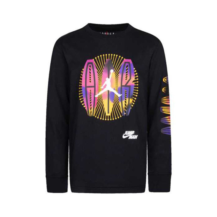 Nike Jordan T-Shirt Gf Nero Rosso