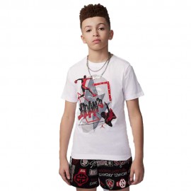 Jordan T-Shirt 3Peat bianco Grafic