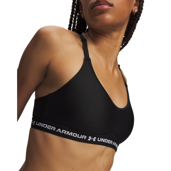 Under Armour Reggiseno Sportivo Crossback Low Strappy Nero Donna