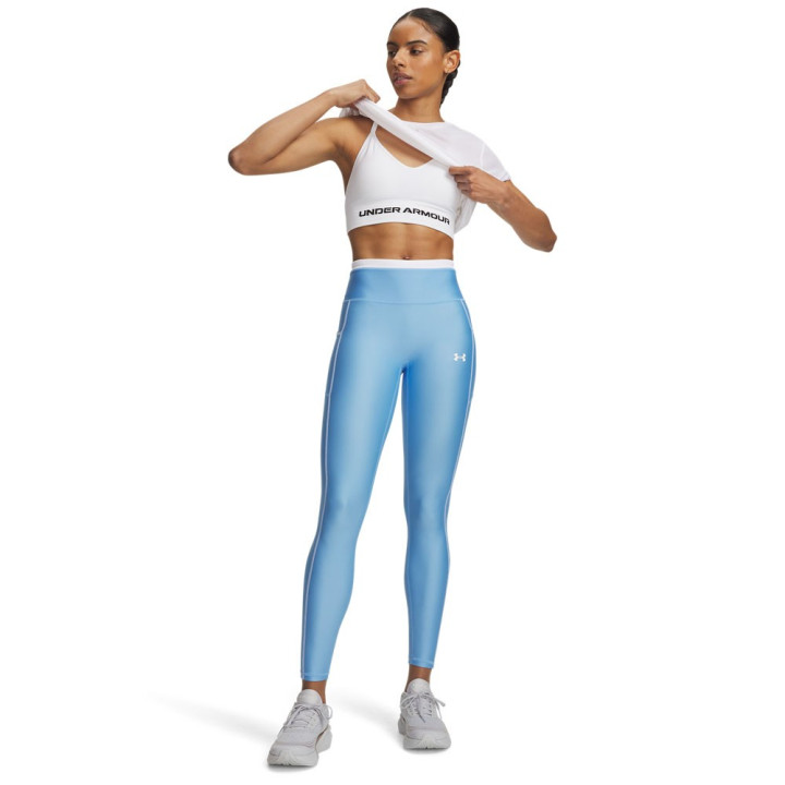 Under Armour Leggings Sportivi Heatgear Novelty Azzurro Donna