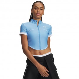 Top Palestra Heatgear Novelty azzurro
