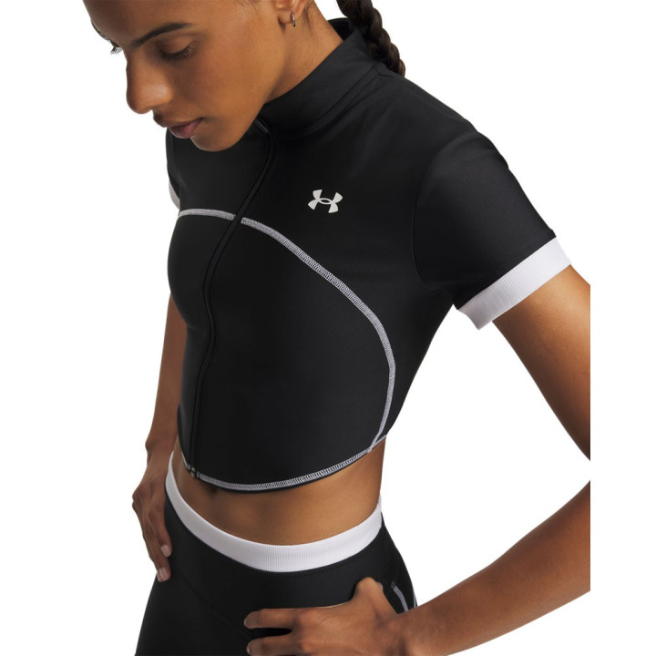 Under Armour Top Palestra Heatgear Novelty Nero Donna