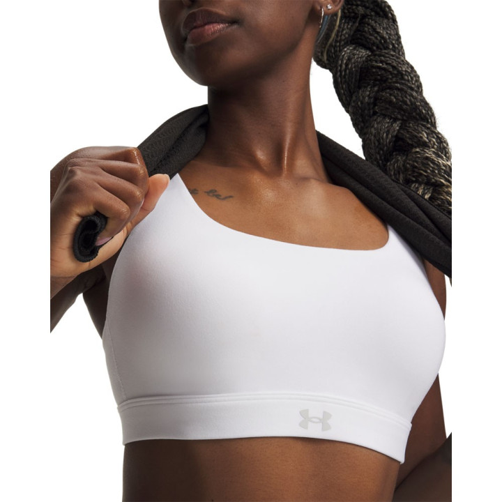 Under Armour Reggiseno Sportivo High Support Effortless Bianco Donna