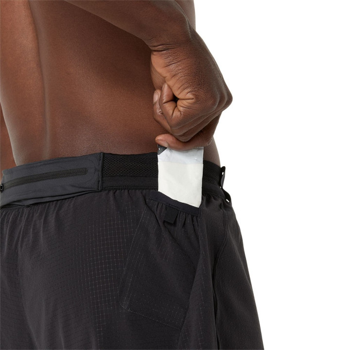 Asics Pantaloncini Running Metarun 5In Performance Nero Uomo