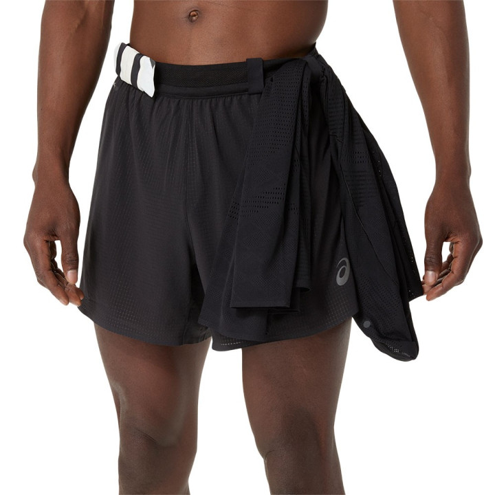 Asics Pantaloncini Running Metarun 5In Performance Nero Uomo