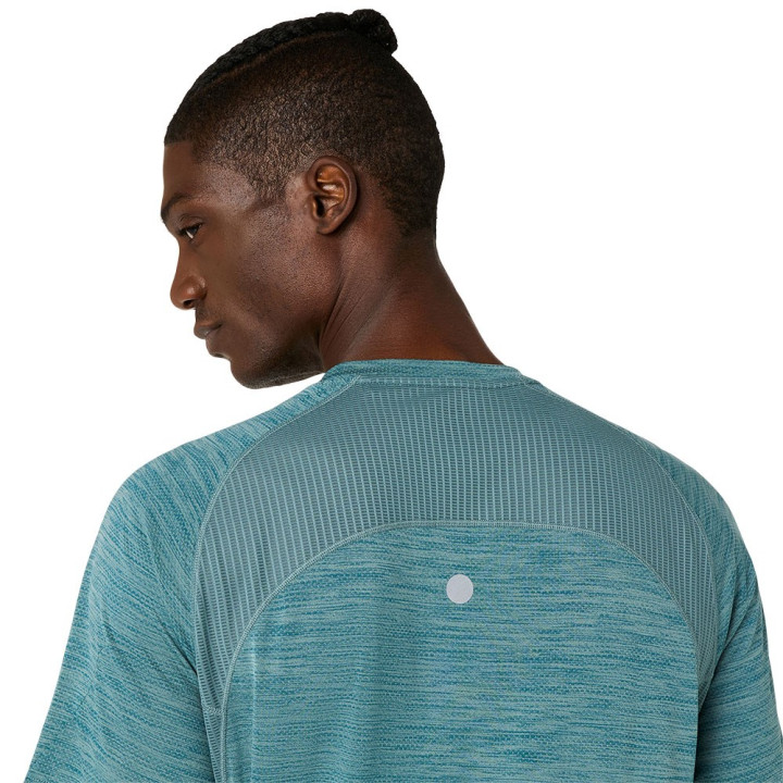 Asics T-Shirt Running Road Foggy Teal Uomo