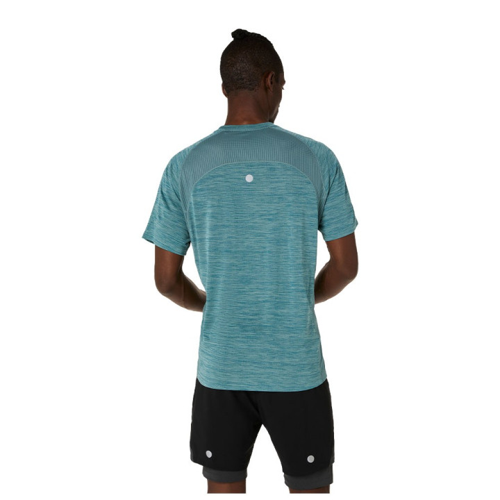 Asics T-Shirt Running Road Foggy Teal Uomo