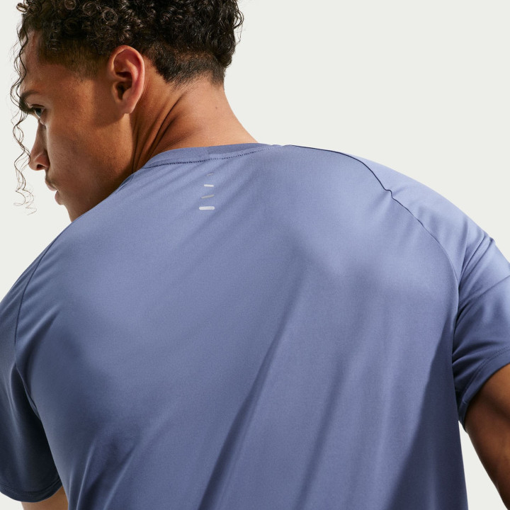 Nike T-shirt RunningStride Diffused Blu Argento Uomo