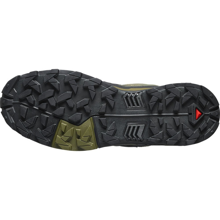 Salomon X Ultra 5 GORE-TEX Olive Night Nero Bistro Verde - Scarpe Hiking Uomo