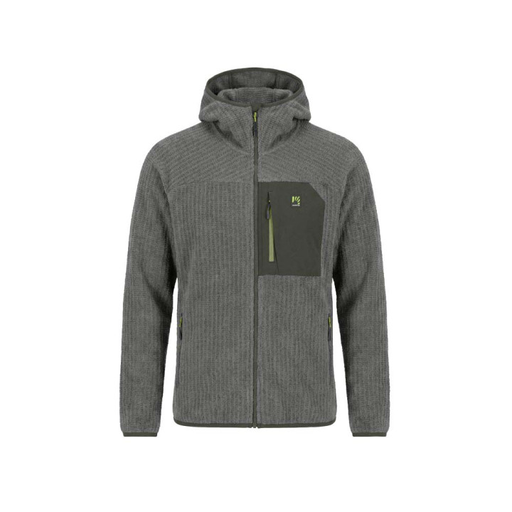 Karpos Felpa In Pile Rocchetta Evo Hoodie Castor Kambaba Uomo