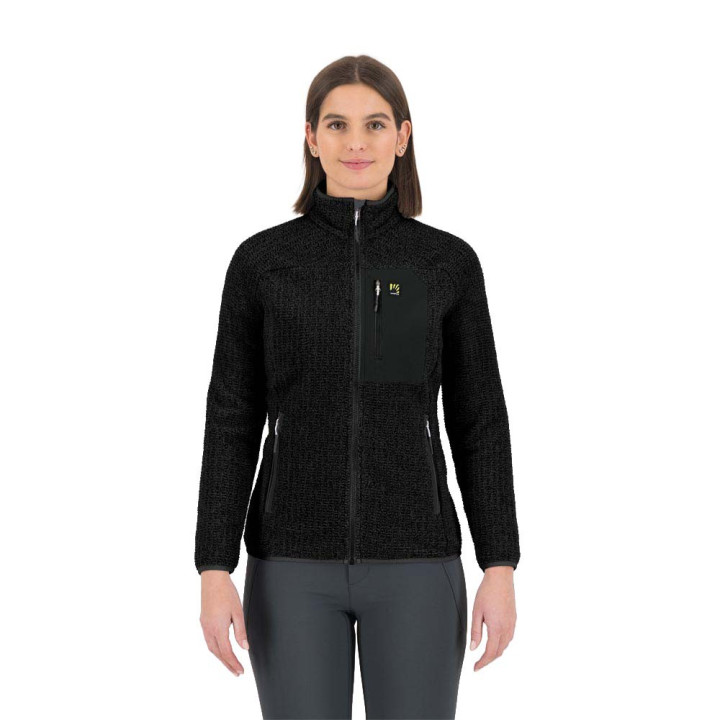 Karpos Felpa In Pile Rocchetta Evo Nero Donna