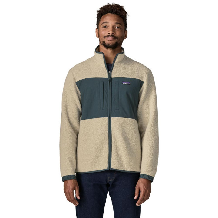 Patagonia Giacca Trekking Retro Pile Trekking Patch Pelican Uomo