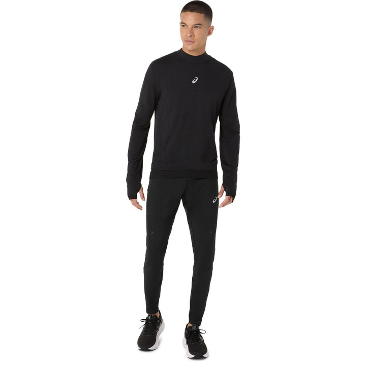 Asics Maglia Running Road Winter Seamless Performance Nero Uomo