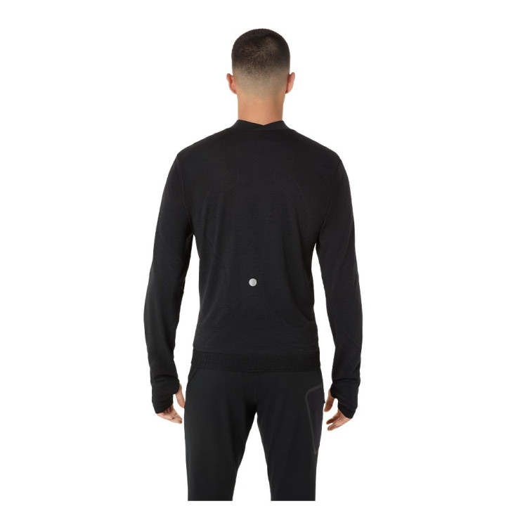 Asics Maglia Running Road Winter Seamless Performance Nero Uomo
