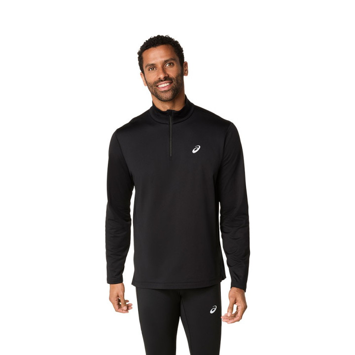 Asics Maglia Running 1 2 Zip Winter Top Performance Nero Uomo