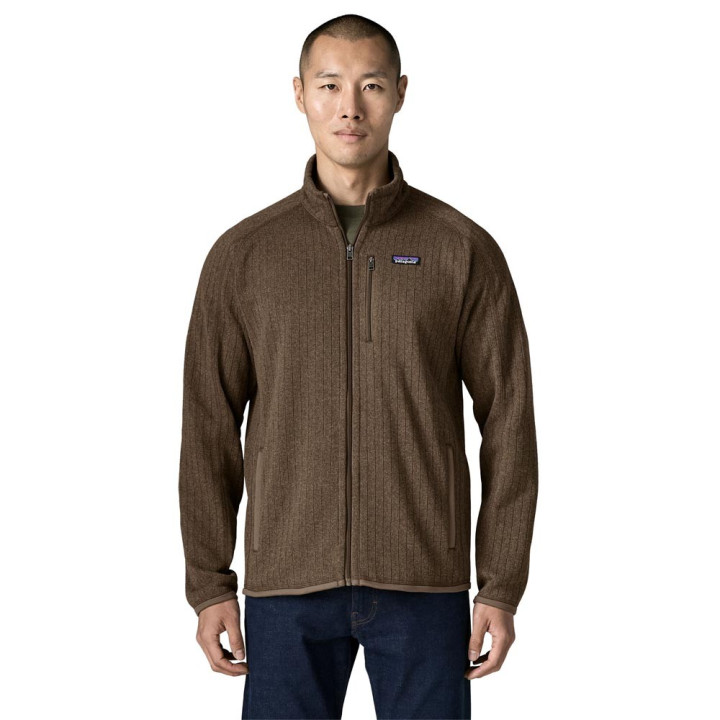 Patagonia Felpa In Pile Better Sweater Marlow Brown Rib Knit Uomo